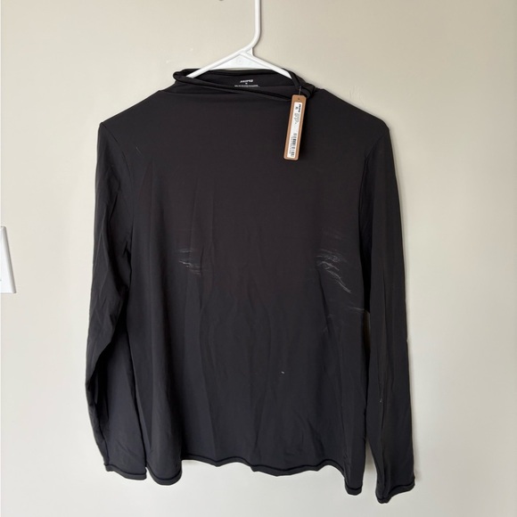 NWT Skims Fits Everybody Turtleneck Top Black Onyx Size 3X - Picture 2 of 6